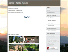 Tablet Screenshot of foglie-ridenti.com